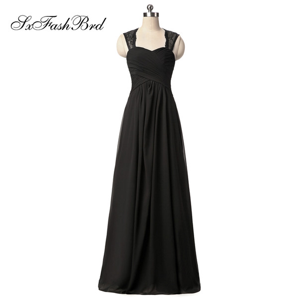 Elegant Girls Dress Sweetheart Cap Sleeves Open Back A Line Chiffon Party Formal Evening Dresses for Women Prom Dress Gowns