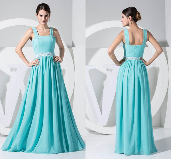 Sexy Real Pictures Spaghetti Beads Sashes Cheap Bridesmaid Dresses Sweep Train Formal Maid of Honor Dresses Wedding Guest Gowns WD1-016