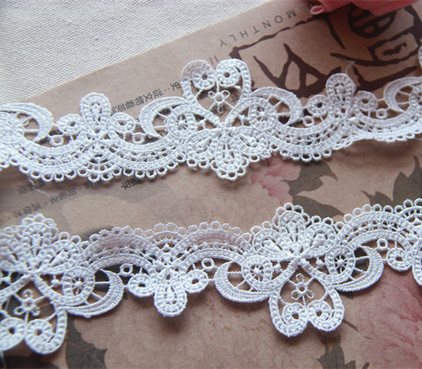 Sale by Yard white 5 cm Wide veil lace embroidery Venice lace Trim bridal Wedding dress Eyelashes Lace LS03
