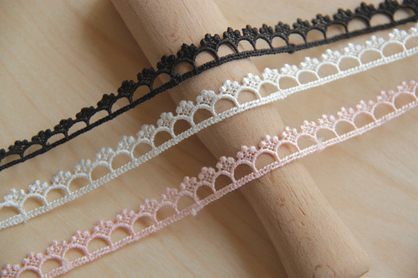Sale by Yard white 1 cm Wide veil lace star embroidery Venice lace Trim bridal Wedding dress Eyelashes Lace LS14