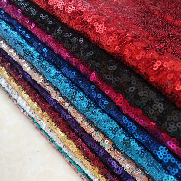 3 Mm Sequin Fabric Dress Fabric Party Wedding Stage Wear Wedding Background Mesh Embroidery Dancing Stage Decor Paillette Fa