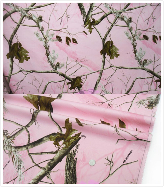 Realtree Pink Cotton Fabric Sold by Yard Unique Camo Dress Fabric 59 inch in Width True Timber Outdoors Camouflage Ovation Pink Fabric