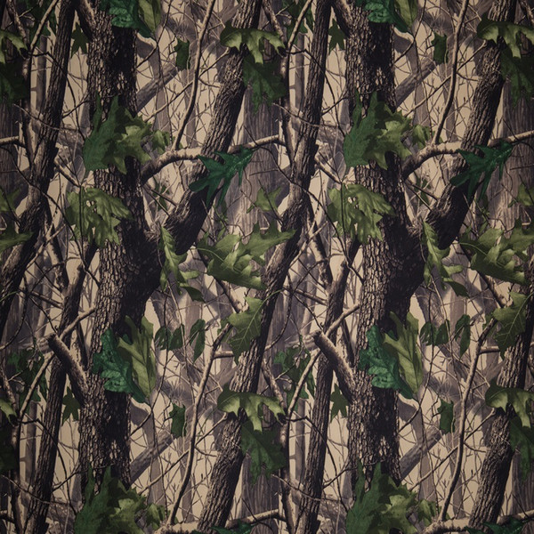 Material Camo Fabric by the Yard Cotton Hardwoods Green Leaf Twill Camouflage Digital Cloth for Military Fan 5ft Width P319