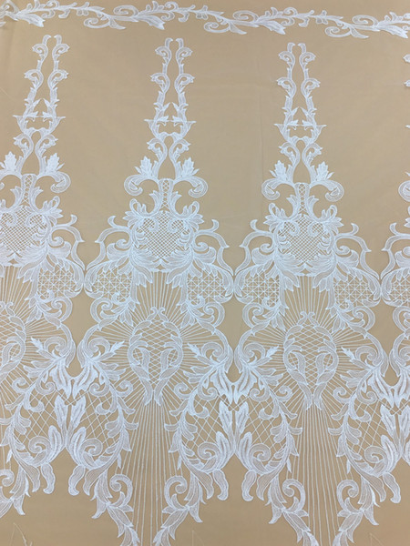 European and American style lace fabric African Fabric tulle Lace High Quality embroidery Lace In Switzerland For wedding Dresses