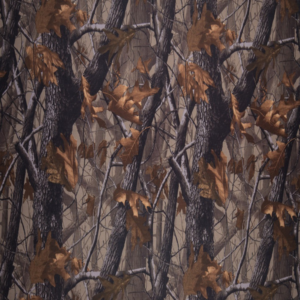 Material Camo Fabric by the Yard Cotton Withered Hardwoods Leaves Twill Camouflage Digital Cloth for Military Fan 5ft Width P317