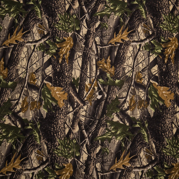 Camo Material Fabric by the Yard Cotton Hardwoods Leaf Twill Camouflage Digital Cloth for Military Fan 5ft Width P313