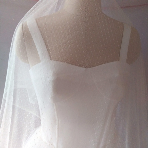 Without bounce, skin - friendly, high toughness, super soft and thickly, transparent hexagonal mesh wedding dress veil tulle fabric LSM19