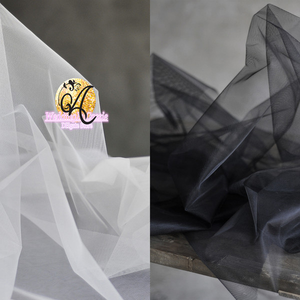 180CM width matte hard hexagonal mesh fabric With double thread wedding dress veil tulle fabric SR07