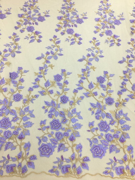 Embroidery Fabric African Lace, bridal Dress Fabric Sewing Lace For Bridal dresses