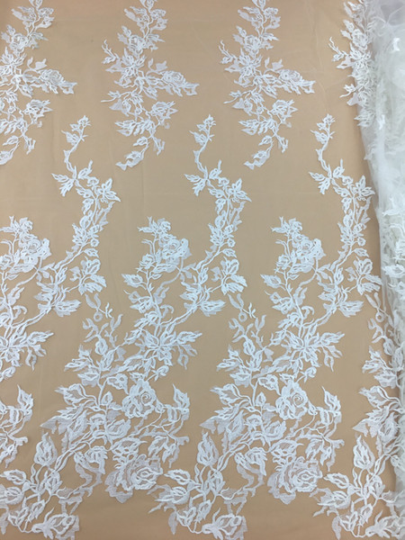 African Lace Fabrics High Quality Guipure Lace Fabric Women Nigerian embroidery Lace Fabric For Bridal Dress Sewing