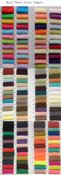 Chiffon Color Samples New Fabric Swatches For Formal Party Dresses Vestidos De Madrinha