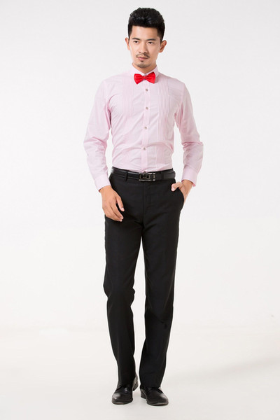Selling High Quality Groom Shirts Best Man Shirt Long Sleeve White Shirt Groom Accessories 01
