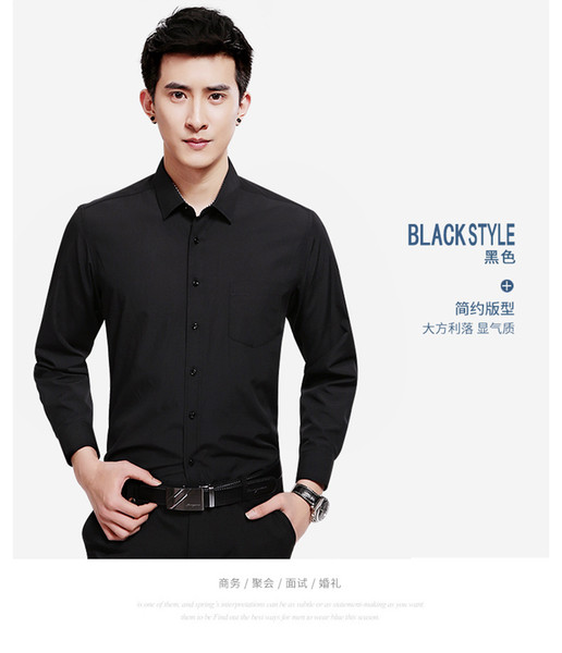 Brand New Man Long Sleeve Shirts Dress Shirt Standard Business Shirts Size: (38#-44#) Only Sell $25