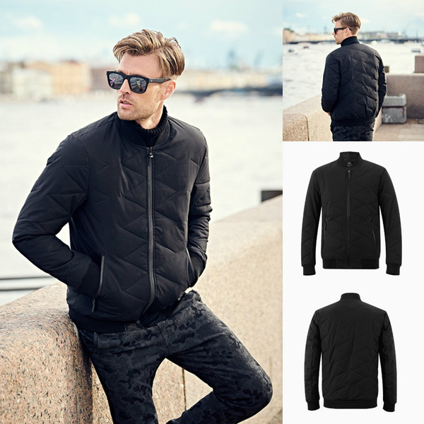 Mens Designer Jackets Black Cotton Winter Coats In Stock High Quality Jacket Plus Size S-4XL