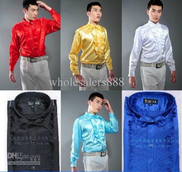 New Style Men Wedding Shirt Groom Shirts 6 Colors Groomsman Shirt 6 Sizes H578