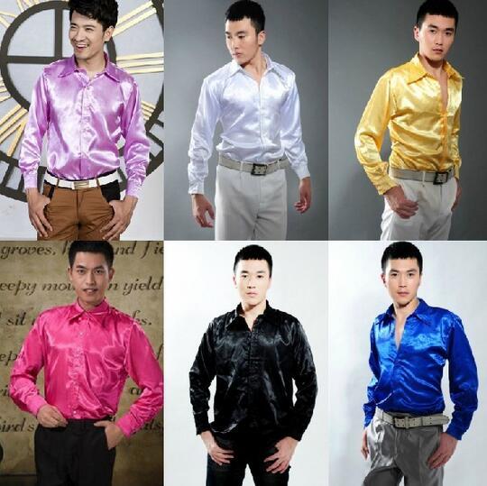 Men's Fashion Luxury Stylish Casual Designer Dress Shirt Cultivate one's morality long sleeve shirt wedding mens Red white dance shirt