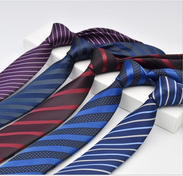 24 Kind Of Style !!!2017 Men' Ties Narrow Wedding Groom Ties 5.5CM Polyester Silk In Stock m02