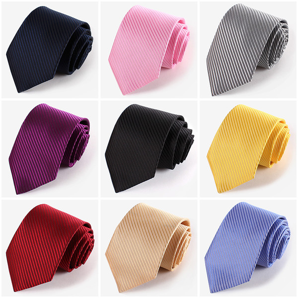 2015 Men's tie men dress fashion business professional ties to marry the groom tie han edition striped tie 02