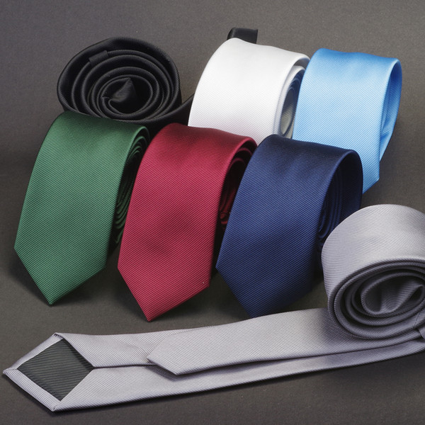 Men Solid Navy Blue Classic Ties for Bridegroom Green Color 6cm Slim Neck Ties for Wedding Tie Skinny Groom Tie for Men