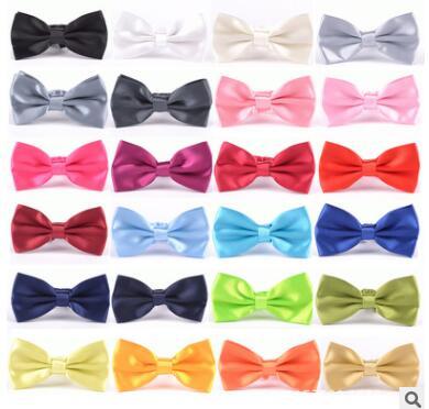 2017 free shipping Groom Ties Men's Fashion Tuxedo Classic Solid Color Butterfly Wedding Party Bow tie Bow Ties Men Bow tie