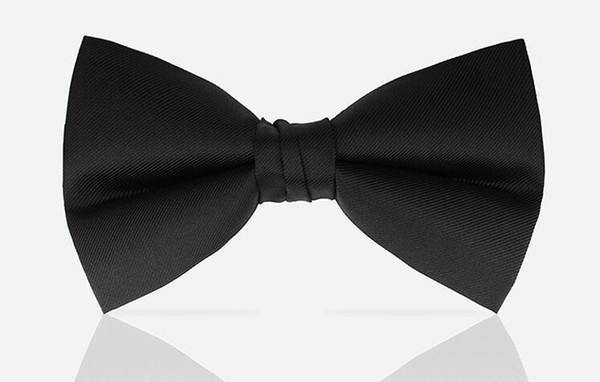 High quality Fashion Man Bow Ties Neckwear Men Bowties Wedding Black Burgundy Navy Blue Champagne Bow Tie Free Shipping