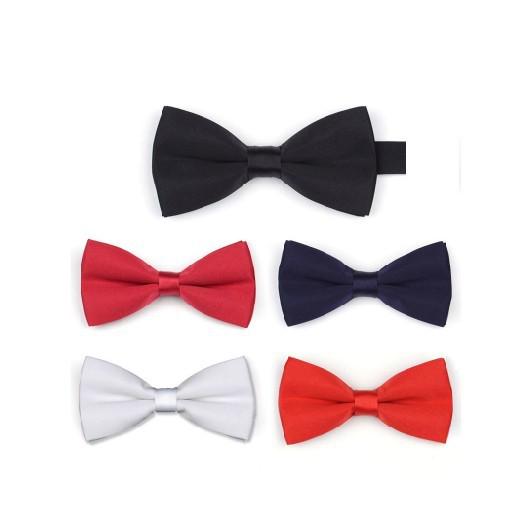 Free Shipping Elegant Satin Solid color Groom bestman Ties