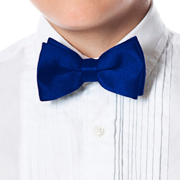 2019 Boy bow tie in knit fabric.For approx. ages 8-14 years old.-flyingdress