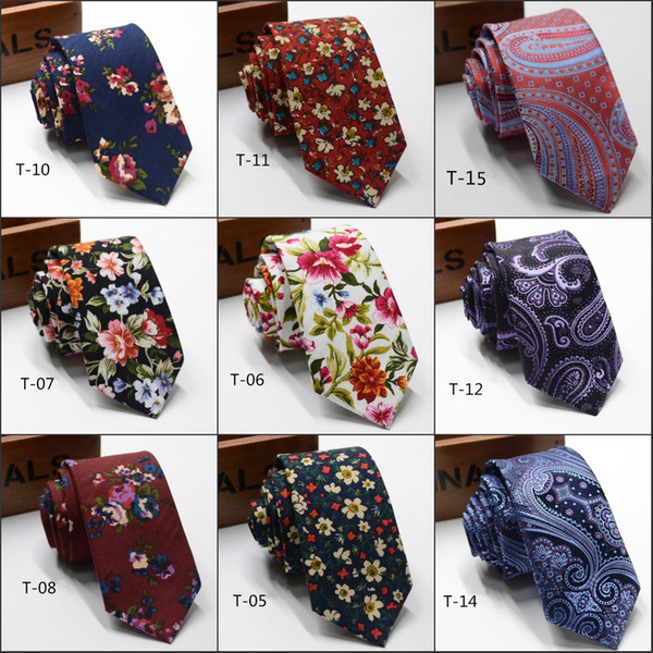 Groom Neck Ties Fashion Wedding Pattern Imprinted Cotton Tie Jacquard Neckties High Quality Get Together Tie Beautiful Men Ties