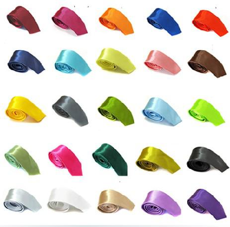 New High quality groom dress tie Men's Neck tie Pure color Multicolor optional # 13