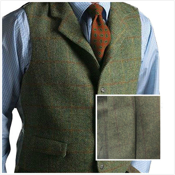 New Mens Suit Groom Vests V Neck Sleeveless Wedding Slim Fit Men Dress Blazer Vests Single Breasted Waistcoat Formal Wear