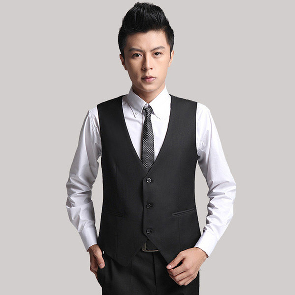 Classic Man vest The explosion Costume Groom Vests Casual Slim Formal Men's Waistcoat 1 Psc