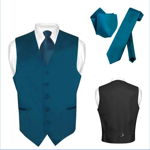 Royal blue men collar sleeveless self-cultivation vest and office professional men vest workmanship made to order