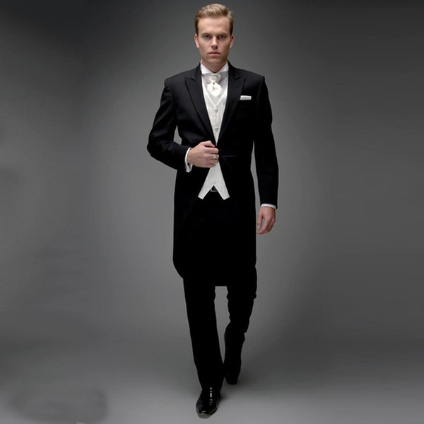 White Italian Tailcota Wedding Men Suits Groom Wear Slim Fit Terno Tuxedos 2 Pieces (Jacket+Pants) Groomsman Prom Suits Costume Homme