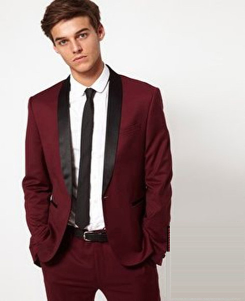 New Arrival Wedding Groomsman Morning Fashion Groom Tuxedos Bridegroom Groomsmen Suits Slim Fit Best Man Suit Jacket+pant