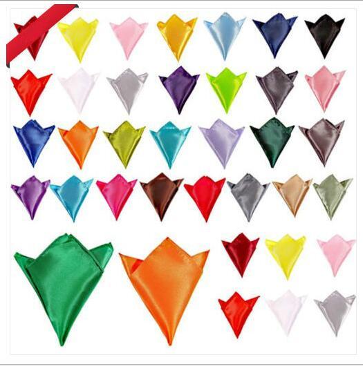 Men 's Suits Pocket Towel Solid Color Handkerchief Small Square Wedding Banquet Tie 2017 Cheapest Groom Accessories