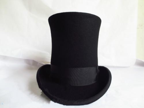 2015 new European and American wool high top performing jazz hat cap