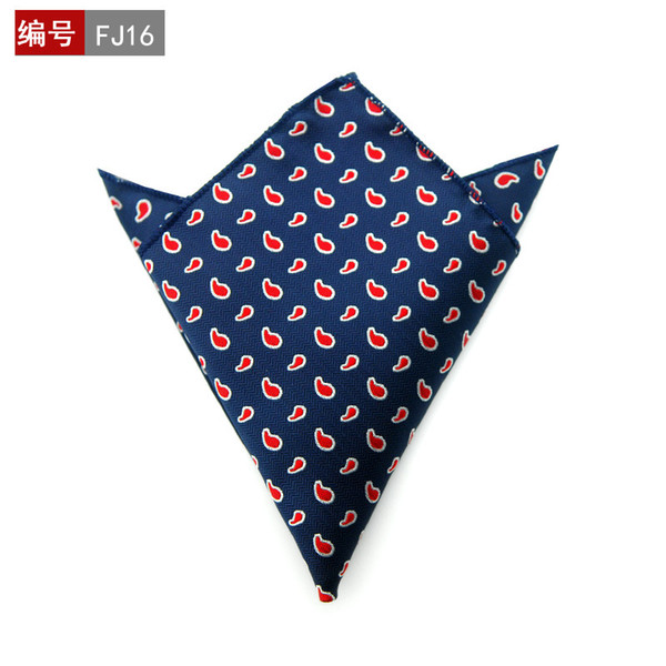 Men's pocket towel Wedding Business men's suit shirt pocket towel polyester silk scarf handkerchief