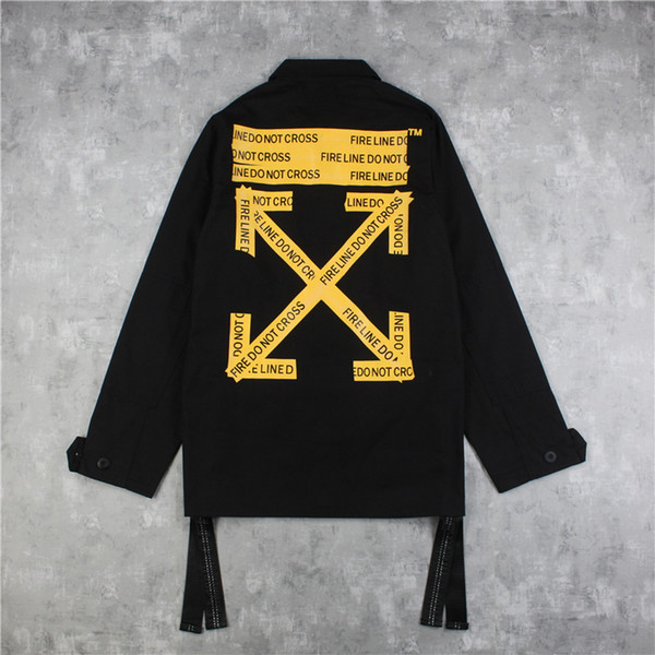 2019 Women Mens Designer Jackets Luxury Brand Of White Jacket With Words Windbreaker Free Shipping Coat