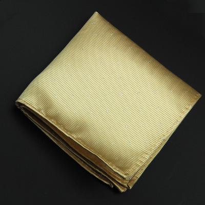 Supply of trendy shade-dyed bust, small square towel, suit pocket towel, silver dot handkerchief, evening polyester silk handkerchief