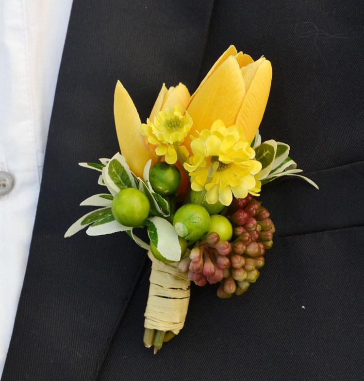 Wedding Flowers Artificial flowers fruit Calla Lily handmade Corsages Handmade Groom's Boutonniere For Wedding many style to choose