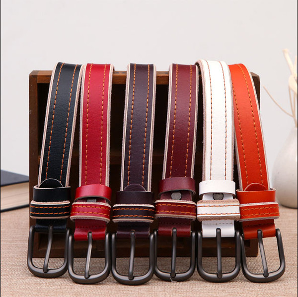 2018 Men Fashion Designer Belts Buckle Genuine Leather Waistband Designer Men Women High Quality New Belts Luxury Brand Waistband