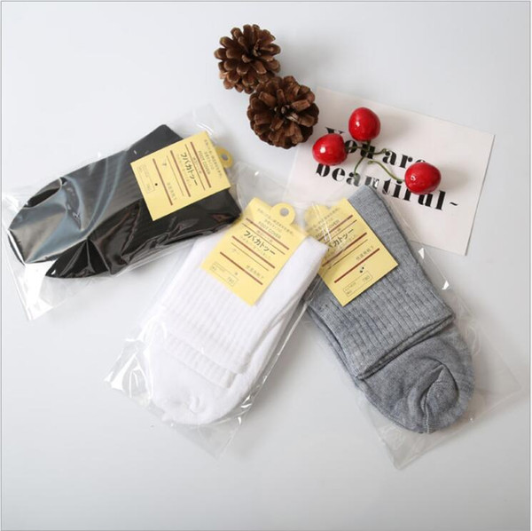 High Quality Autumn And Winter Gift Knee-High Men Sports Socks Solid Color Business Luxury Brand Breathable Odor-Resistant Male Socks
