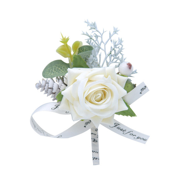 Rustic Brooch Corsages for the Groom Groomsmen Party Prom Vests Suit wedding suits for men wedding suit grooms men Rose Flowers