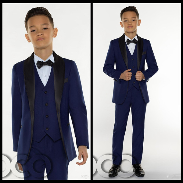 2018 Cheap Boys Tuxedo Boys Dinner Suits Boys Formal Suits Tuxedo for Kids Tuxedo