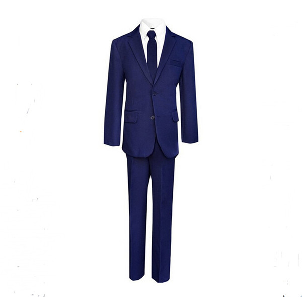 High qulity boys formal occasion tuxedos boys wedding tuxedos new boys suits fashion boy suits tuxedos for wedding(jacket+pants+vest+tie)