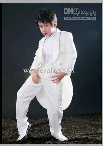 Custom-made (Jacket+Pants+Tie+Girdle) Kid New Style Junior Boy Wedding Suit/Boys' Attire