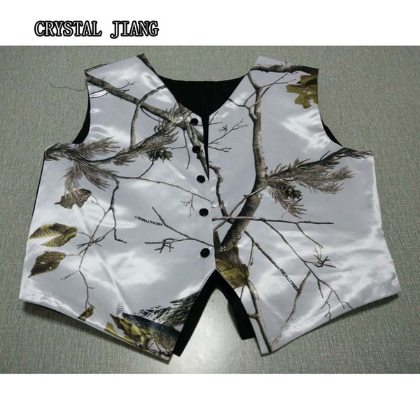 Camo Vest Kids Boys' Attire Wedding Formal Wear Customized Kids Wedding Wear