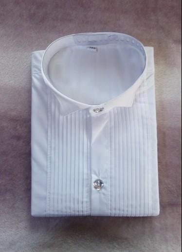 New Arrival 100% Cotton Boy's Wedding Shirt Kid Shirts White Colors Children Shirt (80 90 100 110 120 130 140 150) J801