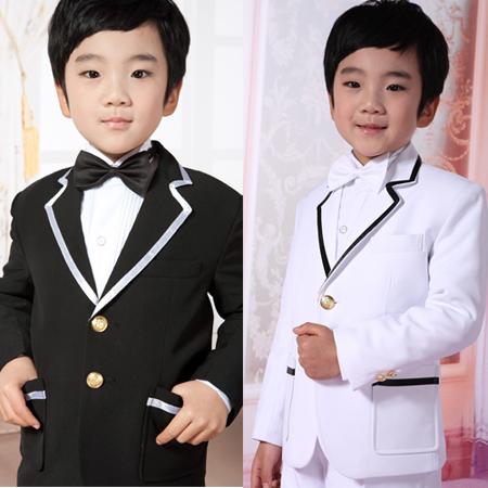 Two Buttons Tuxedos Attractive Kid Complete Designer Notch Lapel Boy Wedding Suit Boys' Attire Custom-made (Jacket+Pants+Tie+Vest) 61