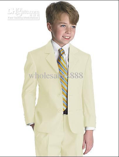 Custom Made Kid Complete Designer Boy Wedding Suit/Boys' Attire (Jacket+Pants+tie)